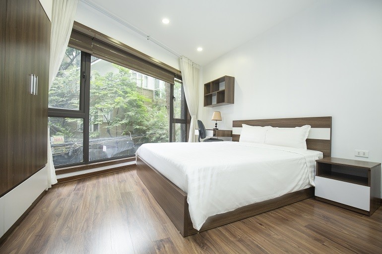 Cho thuê căn hộ 1PN rộng 45m2 tại Đào Tấn, Ba Đình, đầy đủ nội thất đẹp, hiện đại 3
