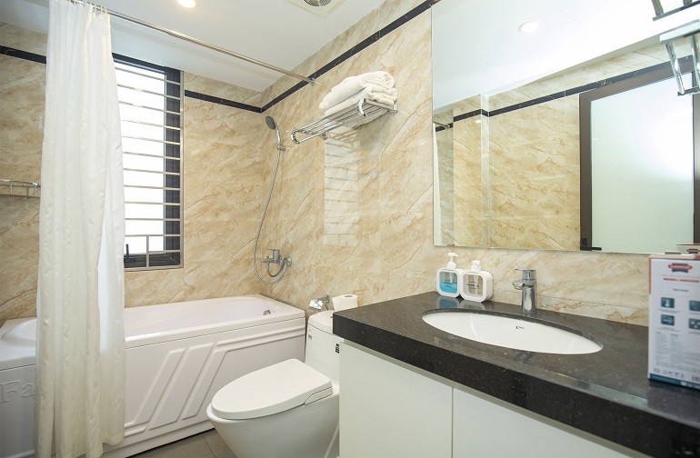 Cho thuê căn hộ 1PN rộng 50m2 tại Đào Tấn, Ba Đình, đầy đủ nội thất đẹp, hiện đại 4
