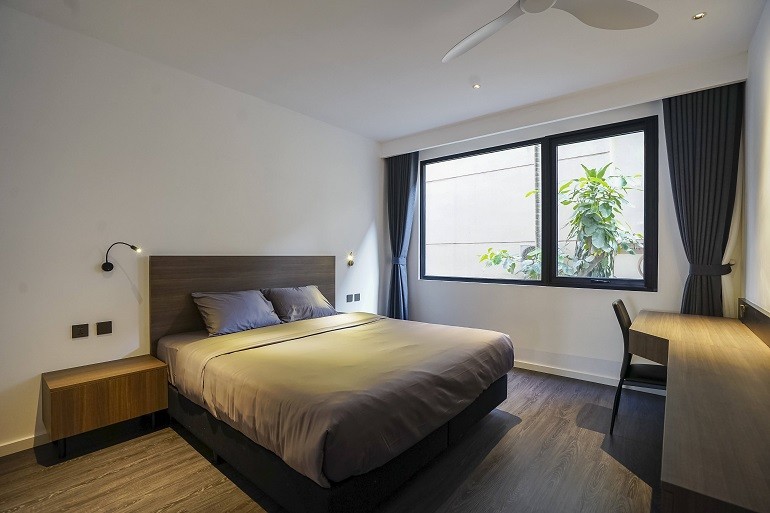 Cho thuê căn hộ rộng 169m2, 3PN tại Quảng Khánh, Tây Hồ, có ban công, view hồ, đủ đồ hiện đại 7