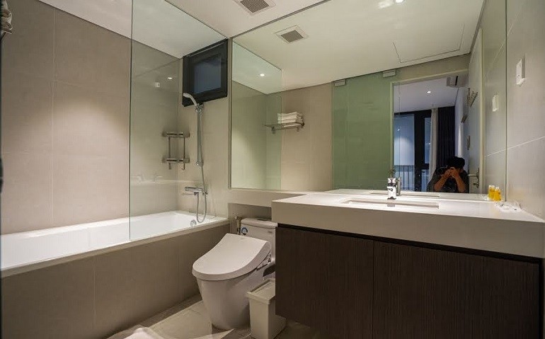 Cho thuê căn hộ 1PN rộng 45m2 tại Tô Ngọc Vân, Tây Hồ, đầy đủ nội thất hiện đại 8