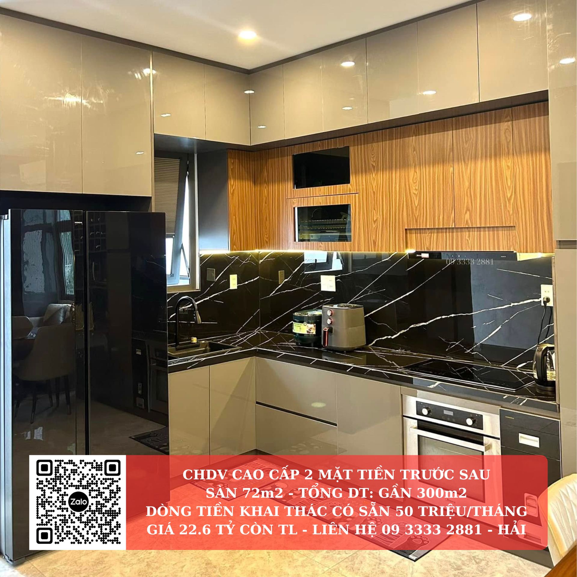 CHDV dòng tiền từ 50tr/tháng đường Nguyễn Thái Bình DTS 300m2 chỉ 22.6 tỷ TL 4