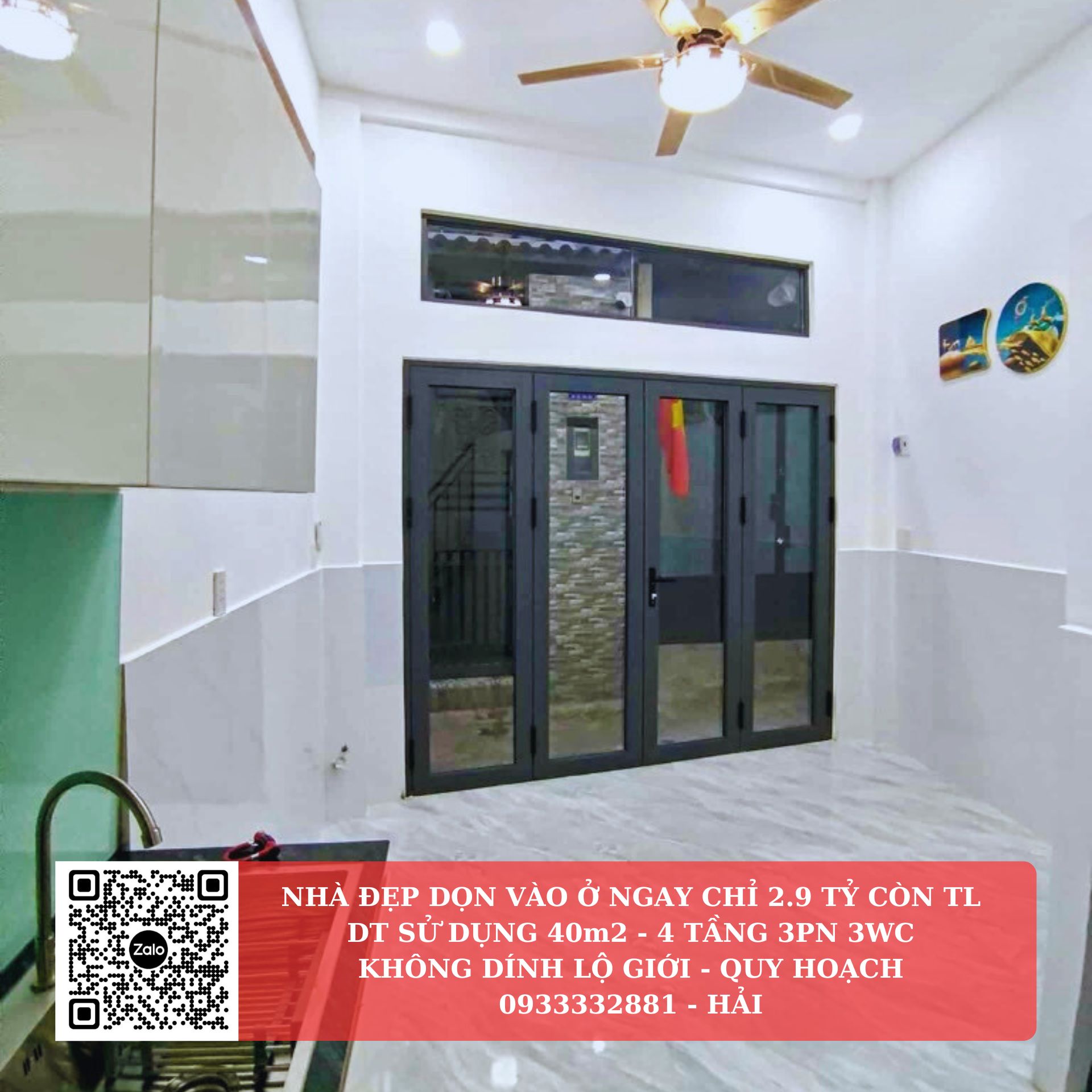2.9 TỶ CÒN TL - ĐƯỜNG ÂU CƠ - NHÀ ĐẸP VÀO Ở NGAY 4 TẦNG 3PN 3WC  NGAY VÒNG XOAY LÊ ĐẠI HÀNH 3