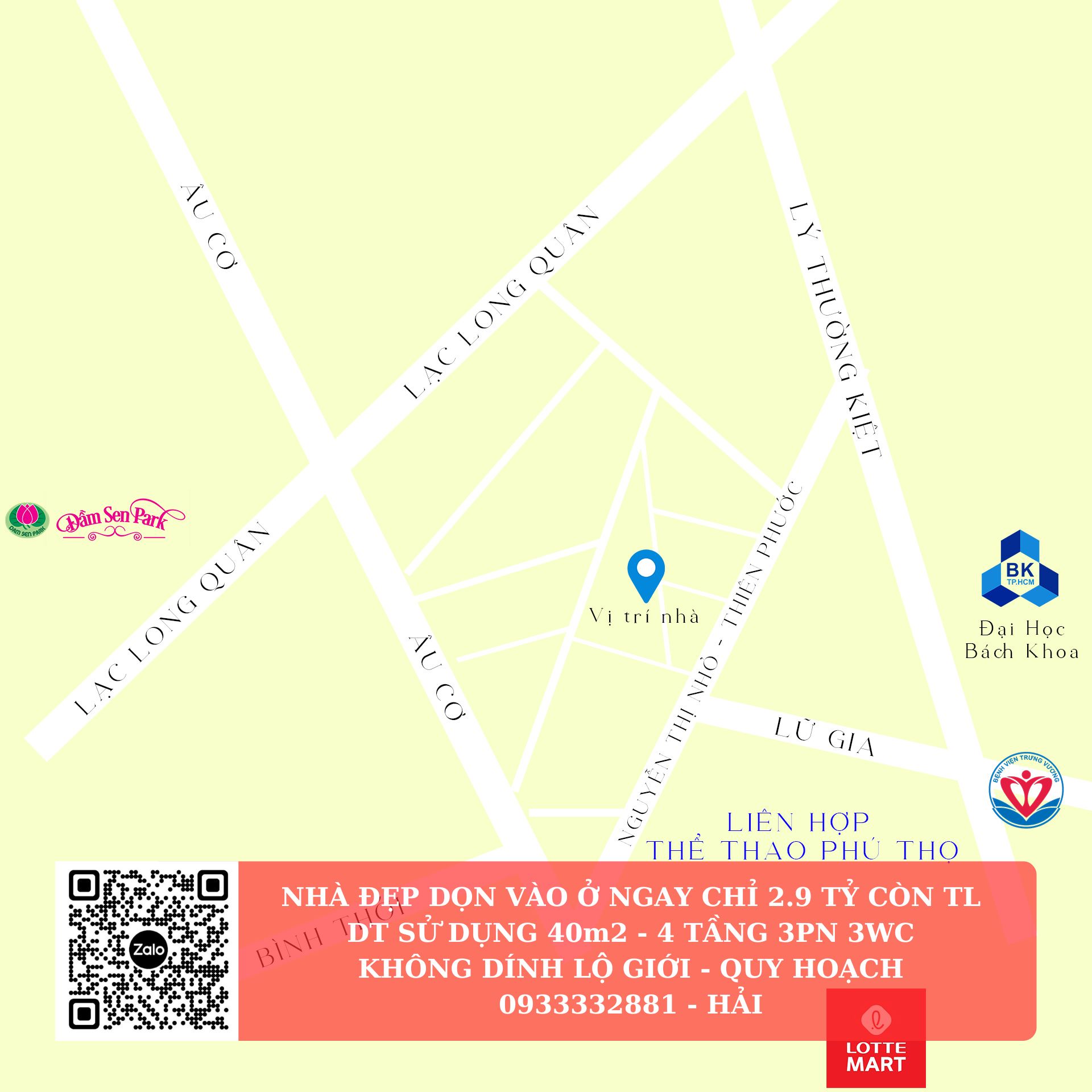 2.9 TỶ CÒN TL - ĐƯỜNG ÂU CƠ - NHÀ ĐẸP VÀO Ở NGAY 4 TẦNG 3PN 3WC  NGAY VÒNG XOAY LÊ ĐẠI HÀNH 5