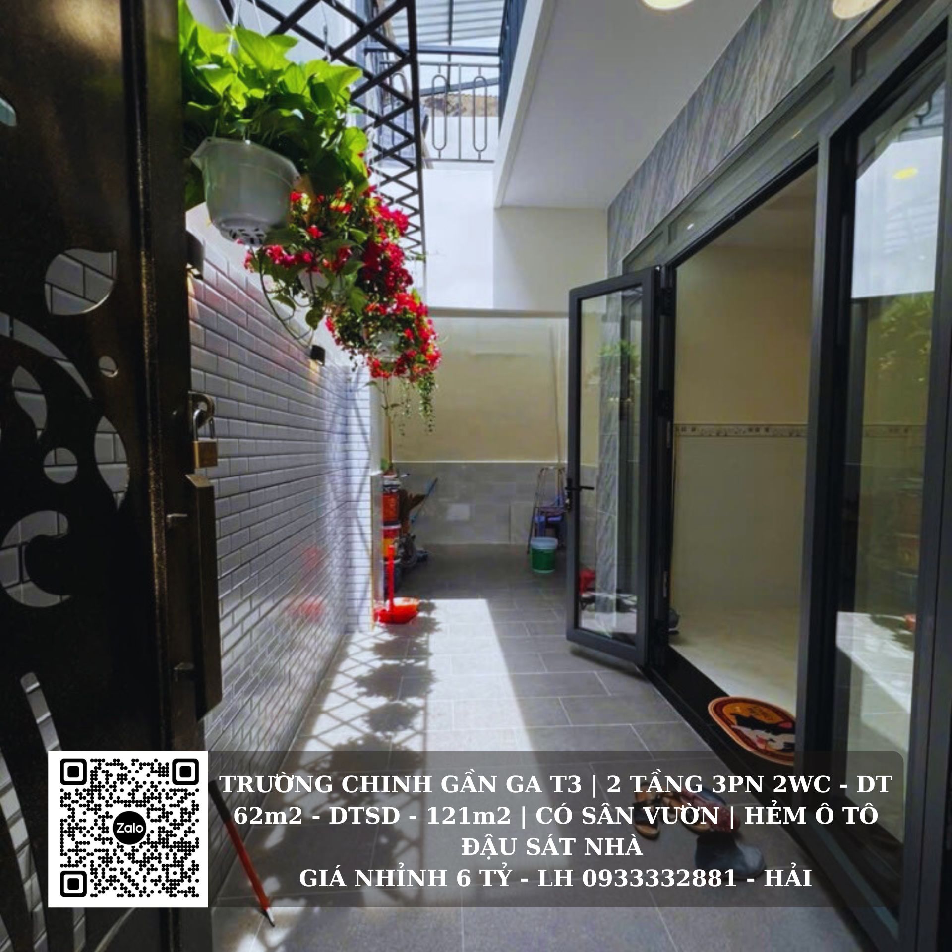 HXH TRƯỜNG CHINH 63m2 CẠNH GA T3, BẢY HIỀN. NHÀ MỚI VÀO Ở NGAY NHỈNH 6 TỶ CÒN TL