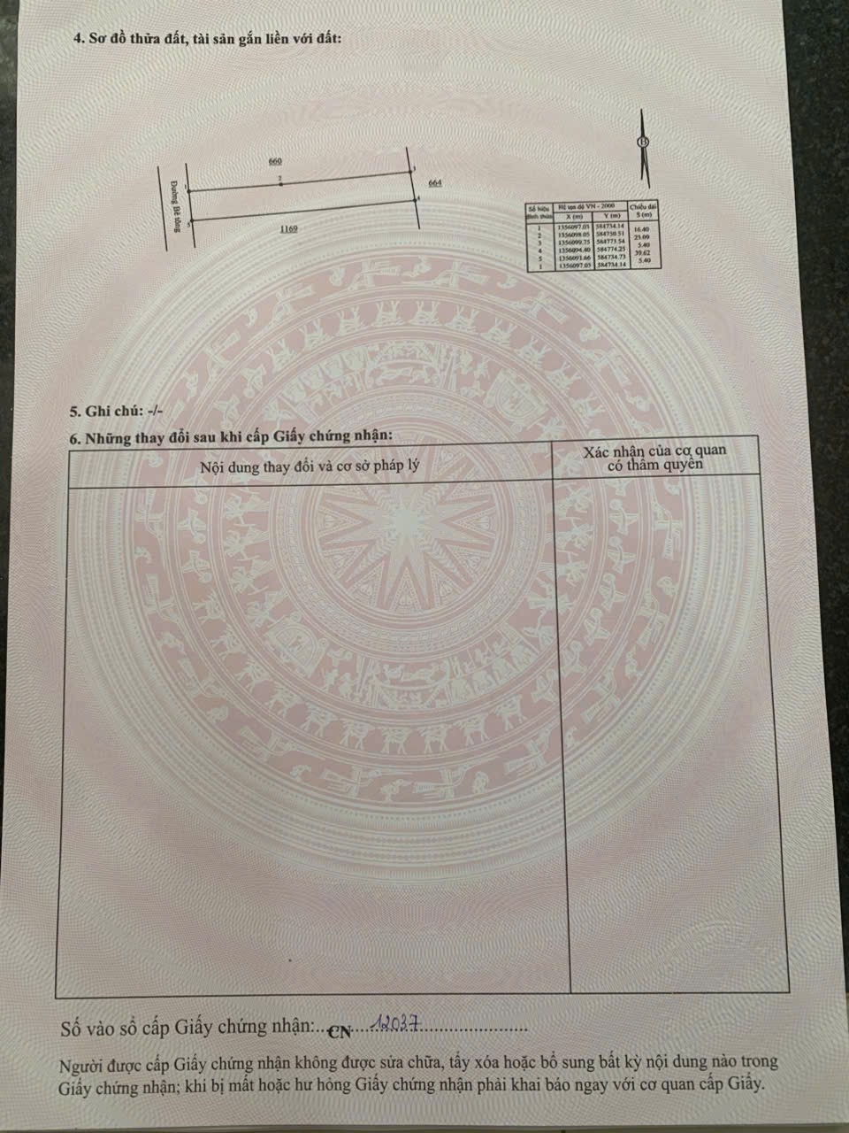 Bán đất Diên Thọ full thổ cư sát bên Tỉnh Lộ 2 - mặt đường nhựa thông Diện tích 211m2 full thổ cư g 6