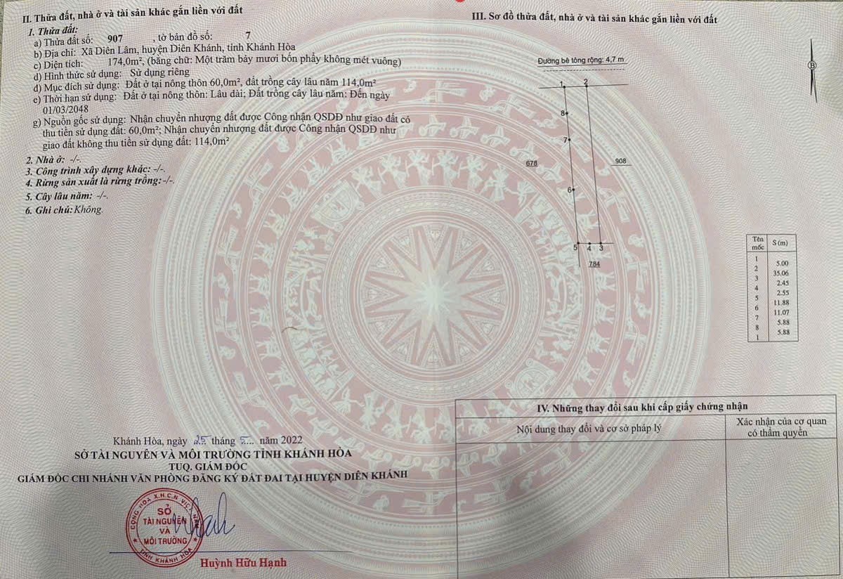 Bán đất Diên Lâm giá rẻ sát bên Tỉnh Lộ 8 - dân cư đông đúc 8