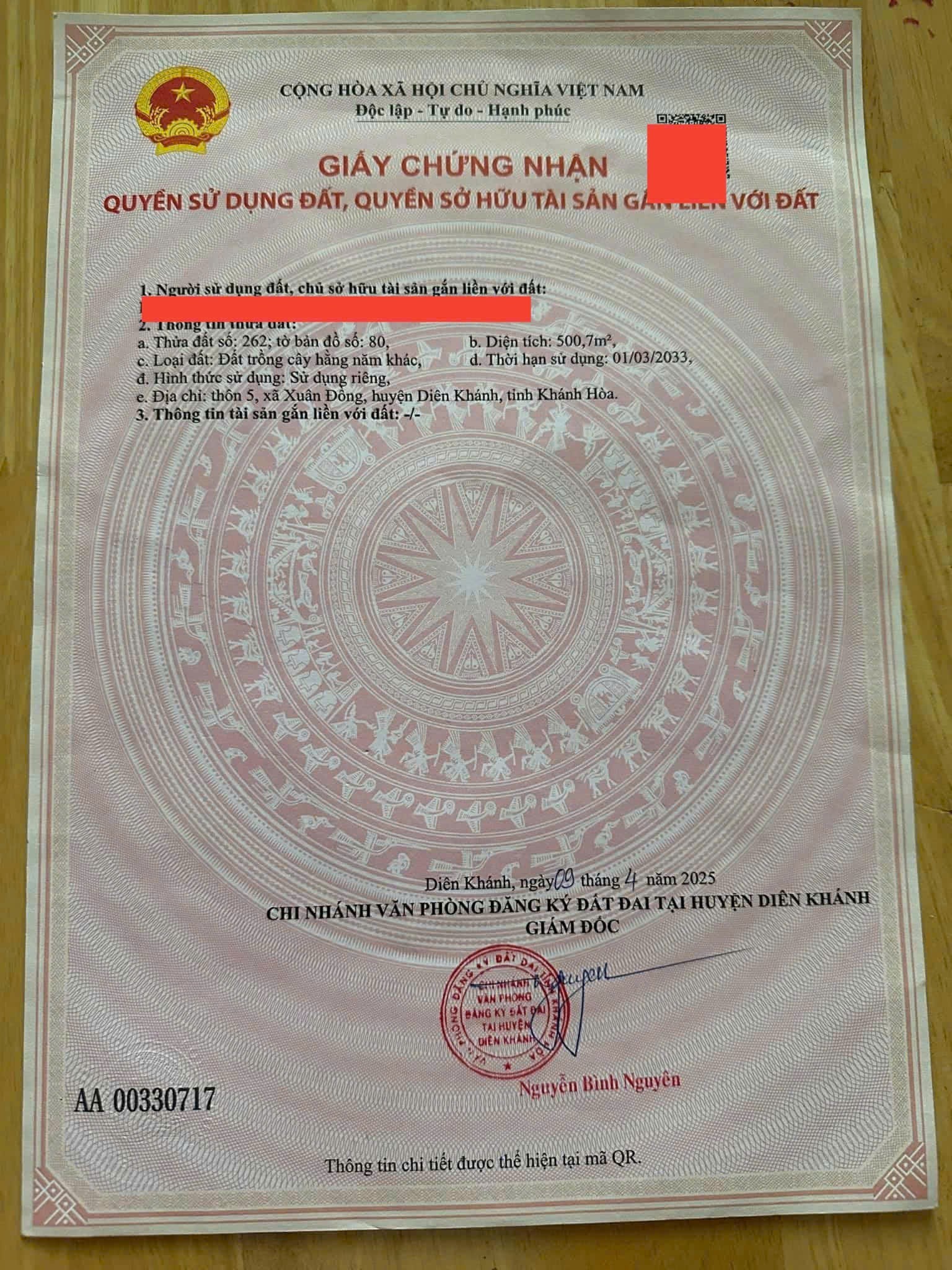Bán đất vườn Diên Đồng giá rẻ mặt đường bê tông oto tới nơi 6