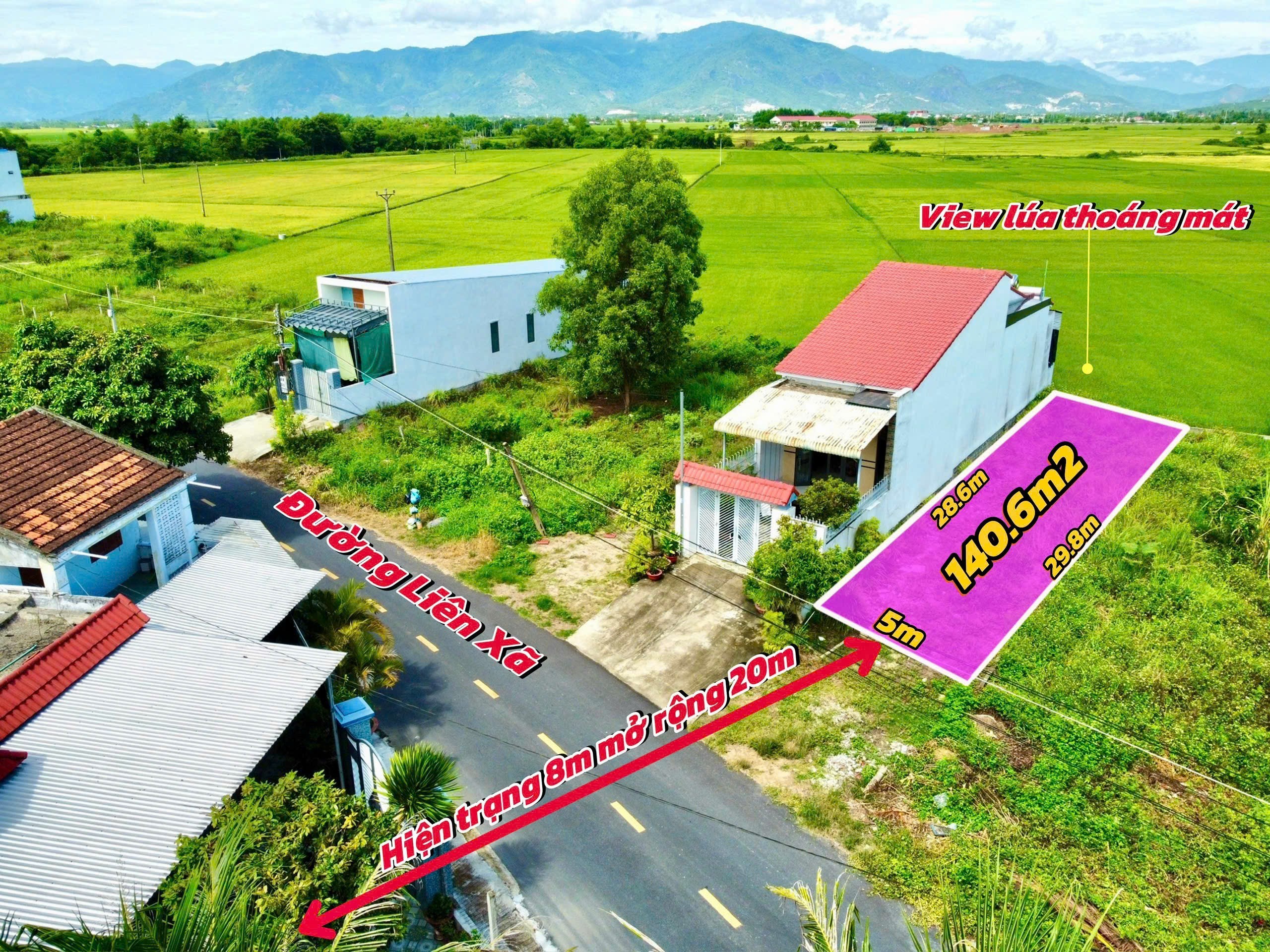 Bán đất Diên Thạnh full thổ cư mặt tiền đường nhựa Liên Xã QH 20m