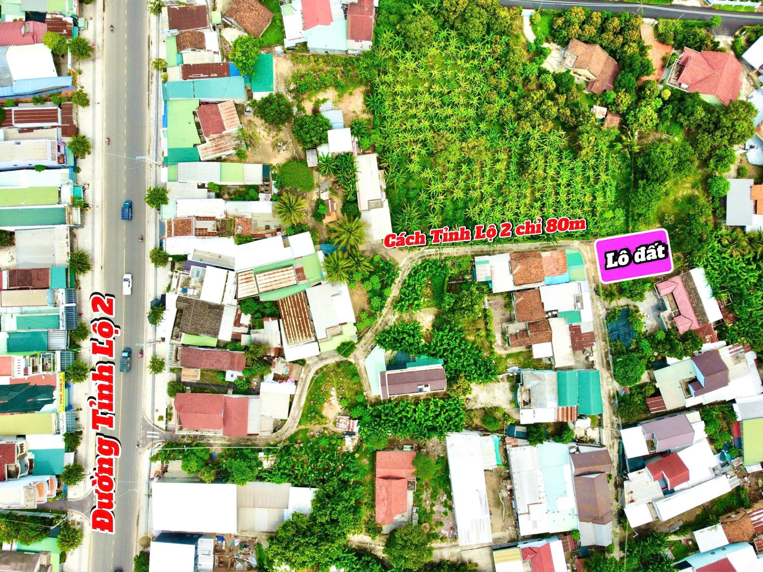 Bán đất Diên Lạc đường thông sát bên Tỉnh Lộ 2 gần chợ 4