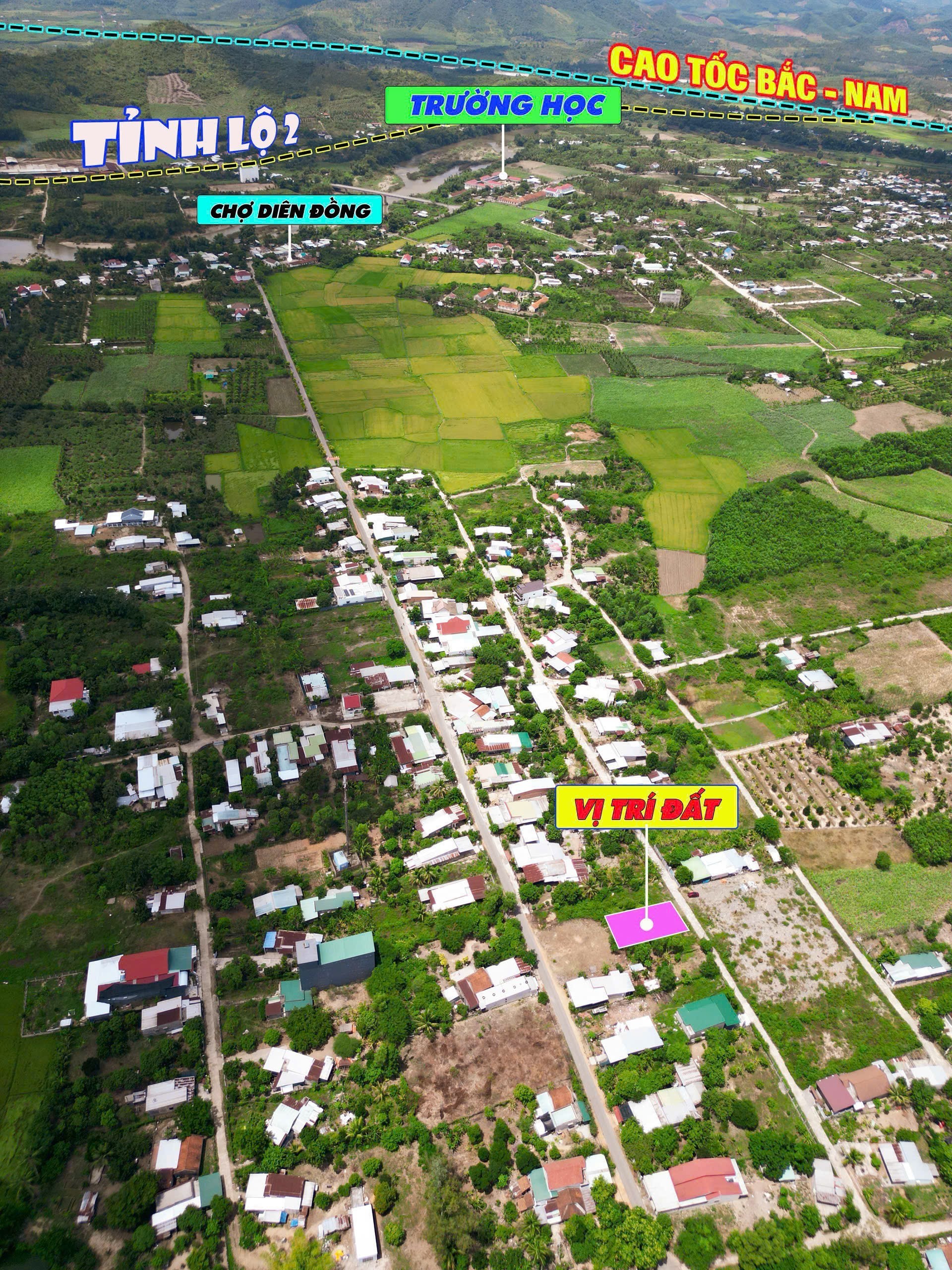 Bán đất Diên Đồng giá rẻ full thổ cư ngay trung tâm khu dân cư thôn 1 4