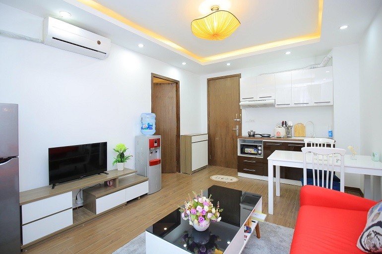 Cho thuê căn hộ 1PN rộng 55m2 tại Linh Lang, Ba Đình, đầy đủ nội thất đẹp, hiện đại 4