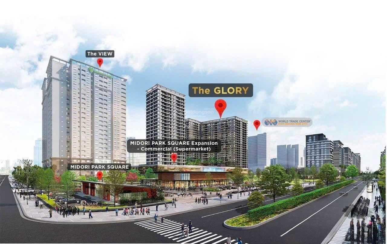 Căn hộ The Glory, CSBH ưu đãi 10% nhận nhà để ở, cho thuê liền - CĐT Becamex Tokyu 0919 433 733 3