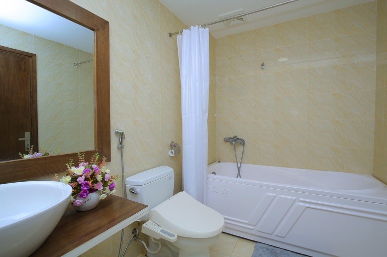 Cho thuê căn hộ 1PN rộng 55m2 tại Linh Lang, Ba Đình, đầy đủ nội thất đẹp, hiện đại 5
