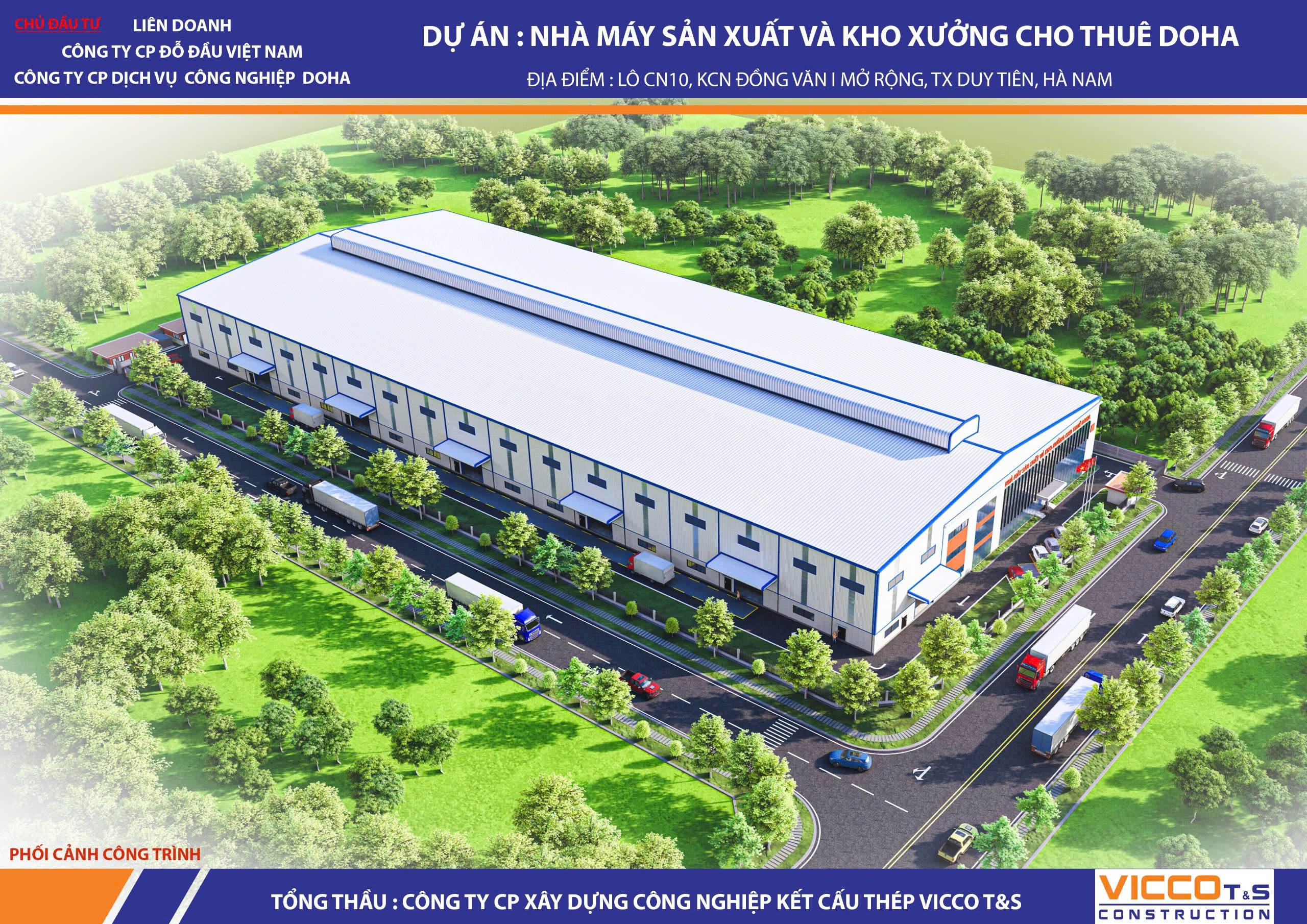 Cho thuê Kho - Nhà xưởng đường Quốc lộ 1A, KCN Đồng Văn, Hà Nam. Diện tích 10000m² kho tiêu chuẩn. 4
