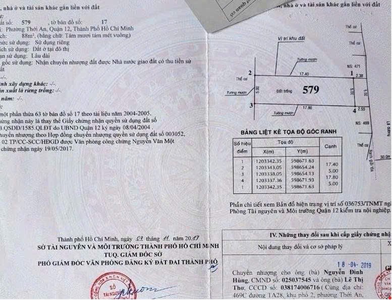 GIÁ TỐT NHÀ (5x20) MẶT TIỀN LÊ THỊ RIÊNG, P. THỚI AN, QUẬN 12 4