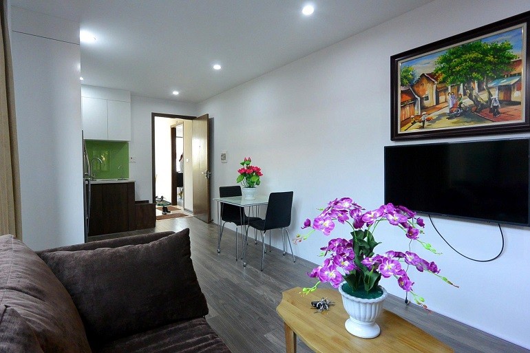 Cho thuê căn hộ 1PN rộng 45m2 tại Xuân Diệu, Tây Hồ, đủ đồ 5