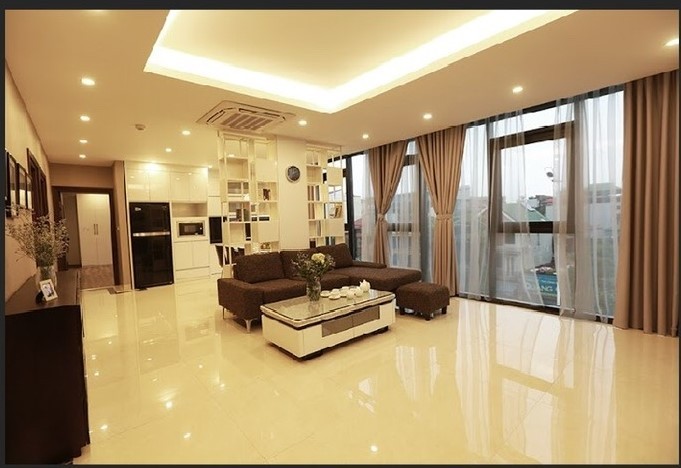 Cho thuê căn hộ 3PN tại Nghi Tàm, Tây Hồ, đầy đủ nội thất đẹp, hiện đại 2