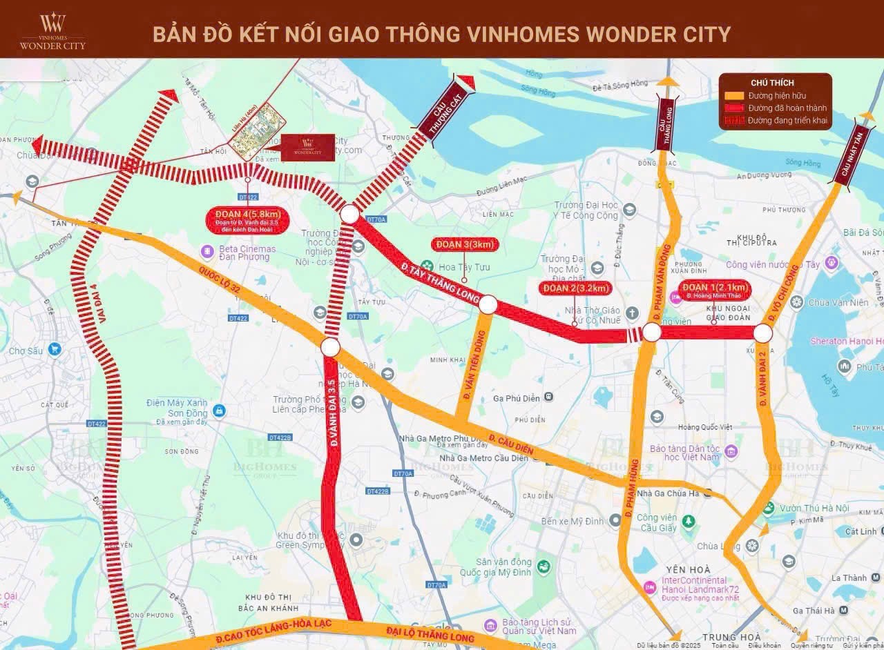 Vinhomes Wonder City - Đan Phượng. Vị trí đắc địa, tiềm năng tăng giá!