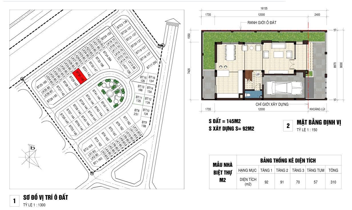 Cần bán Biệt thự dự án C37 Bộ Công An - Bắc Hà Tower, Diện tích 145m², Giá 0340 Triệu/m²
