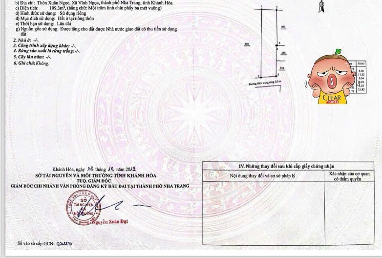 BÁN NHÀ CẤP 4 (kèm tặng 3 phòng trọ) THÔN XUÂN NGỌC, VĨNH NGỌC. 4