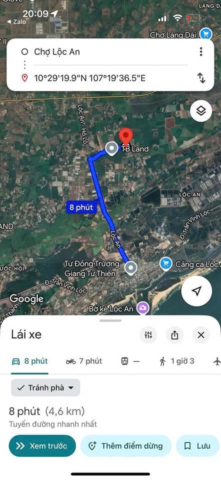 HÀNG NGỘP – BÁN GẤP ĐẤT LỘC AN – GIÁ SIÊU MỀM
