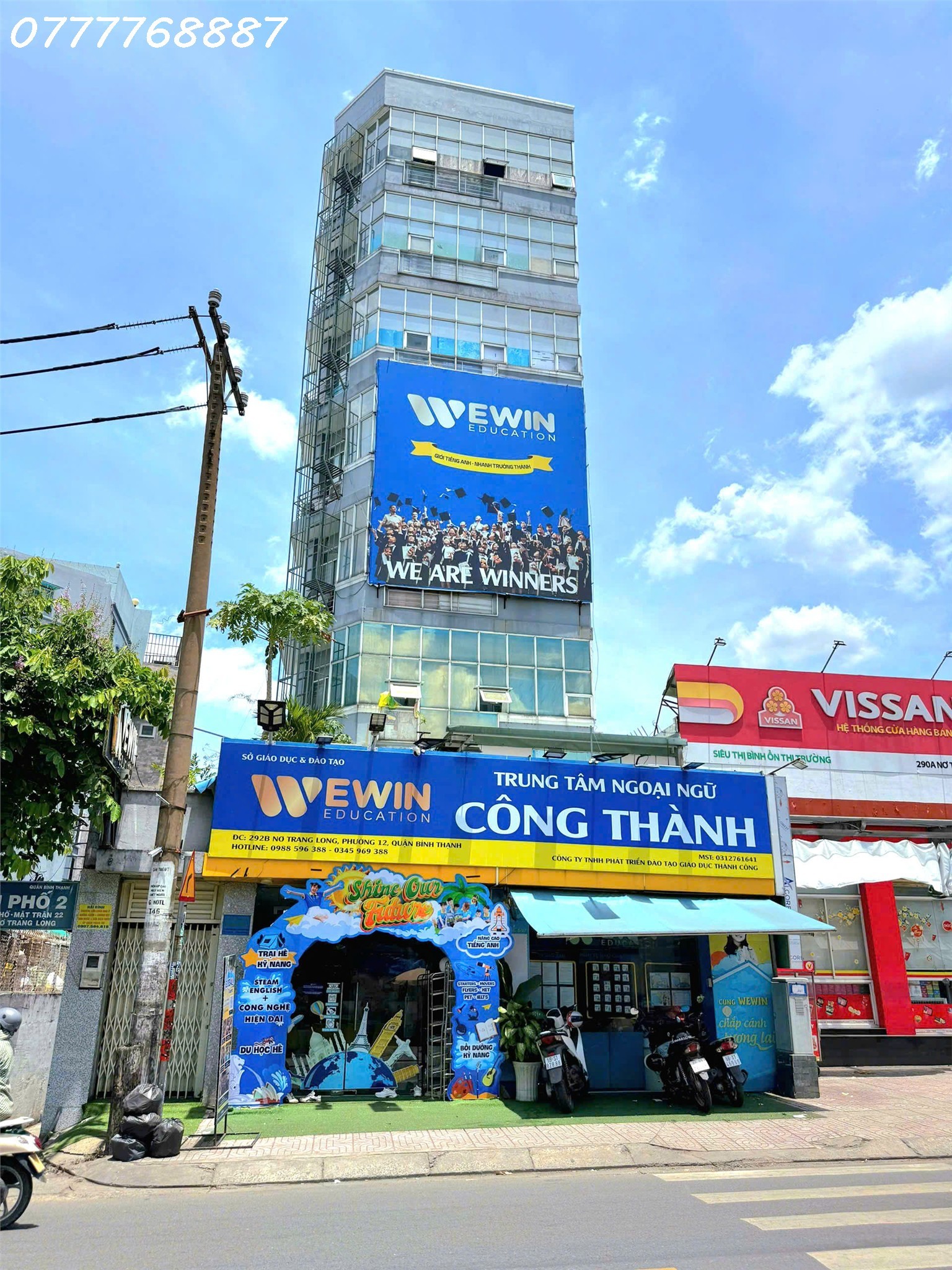 Tòa Nhà 7 Tầng Góc 2MT Nơ Trang Long, Quận Bình Thạnh HĐT 110tr/ tháng 2