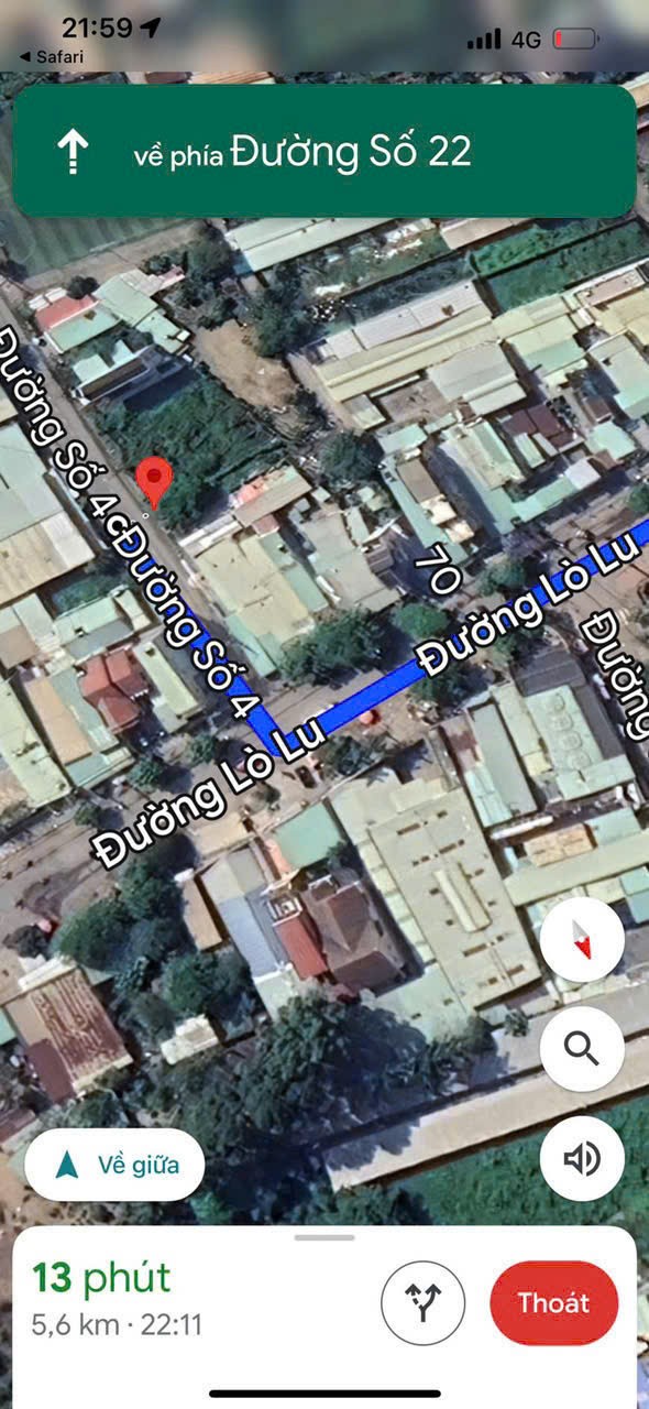 Cần bán Đất Phường Trường Thạnh, Quận 9, Diện tích 112m², Giá 7 Tỷ 4