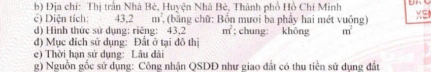Bán Đất Thổ Cư Hẻm Huỳnh Tấn Phát, Nhà Bè: 45m2, Sổ Hồng, Giá Chỉ 2.7 Tỷ! 3