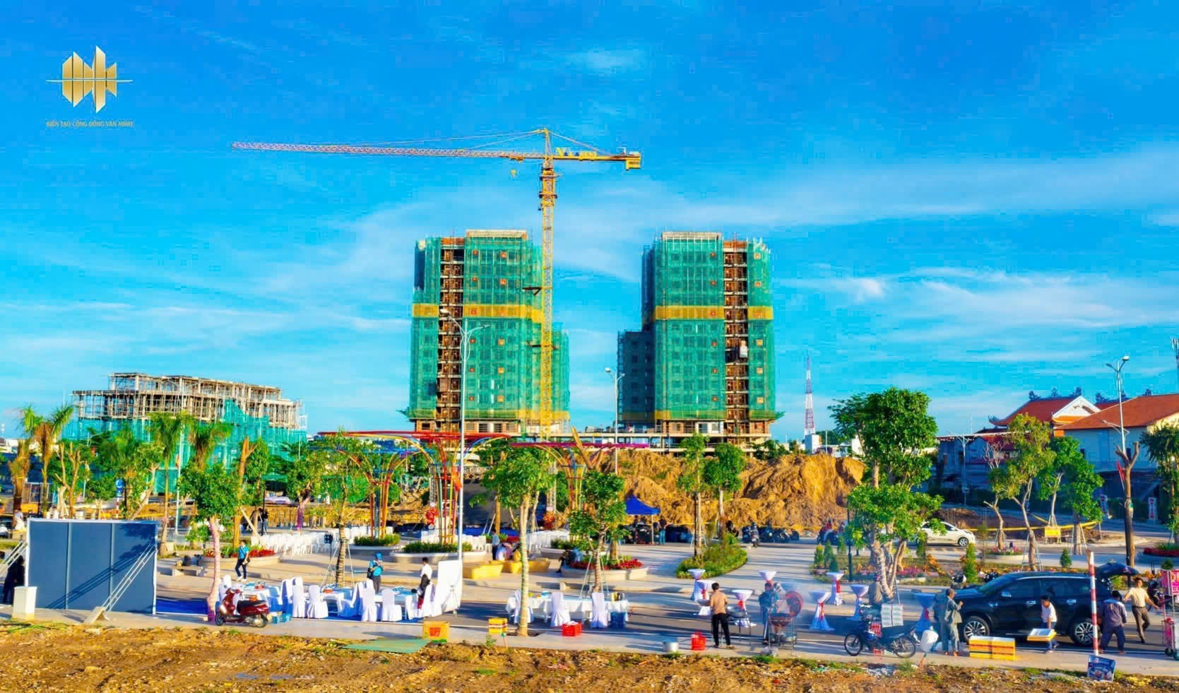 CẶP NỀN THỔ CƯ, SẴN SỔ - ĐỐI DIỆN TTTM - TỰ DO XÂY - KHÔNG ÉP TIẾN ĐỘ CHỈ 34,6TR/M2 2