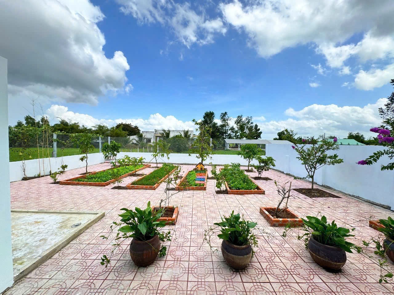 Nhà vườn đẹp xã Hòa Khánh Tây , Đức Hòa tổng dt 675m2 ( 100m2 thổ) 3pn 2wc giá 4,5 tỷ 7