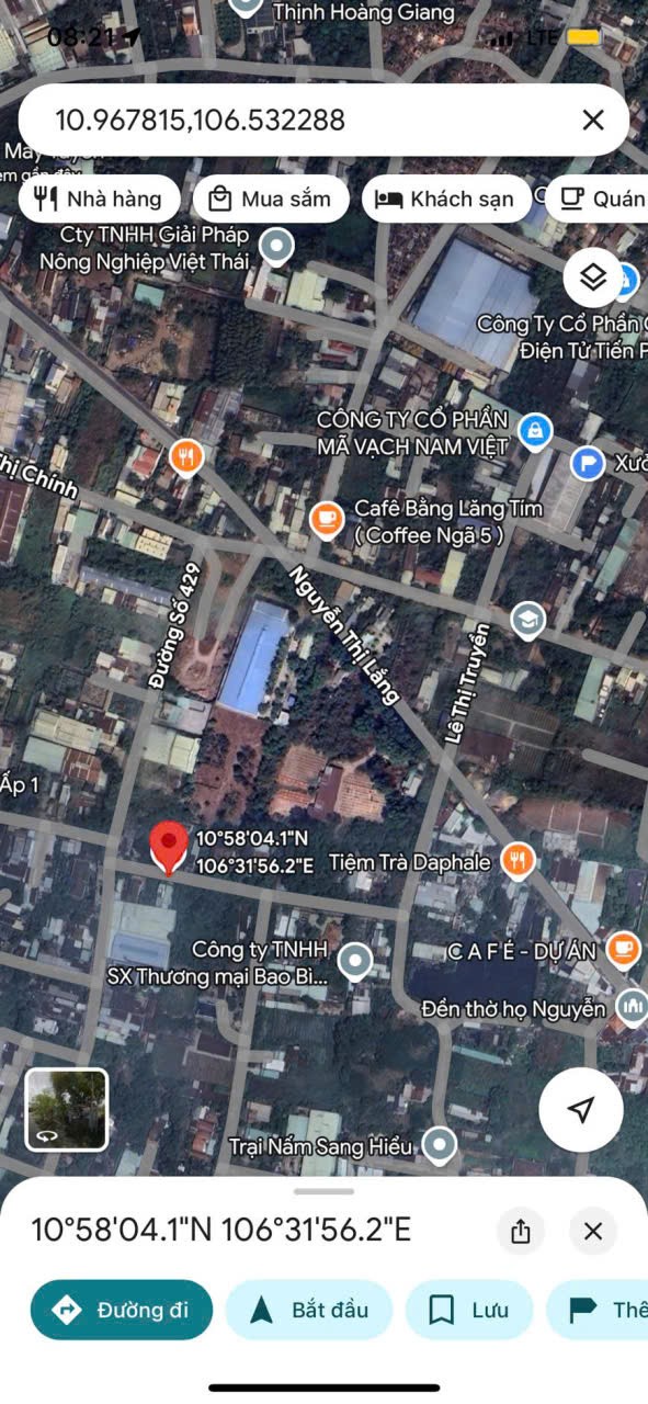 120m2 đất thổ cư xã Phước Vĩnh An, Củ Chi giá 2,75 tỷ 2