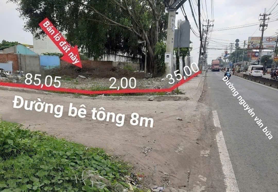 SIÊU VỊ TRÍ – (33x77) MT NGUYỄN VĂN BỨA – DT 2.500M² – GIÁ CHỈ 11,5TR/M² 4