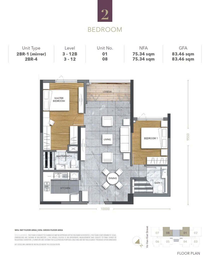 Cần bán Căn hộ chung cư Phường Cầu Kho, Quận 1, Diện tích 84m², Giá 010 Tỷ 2
