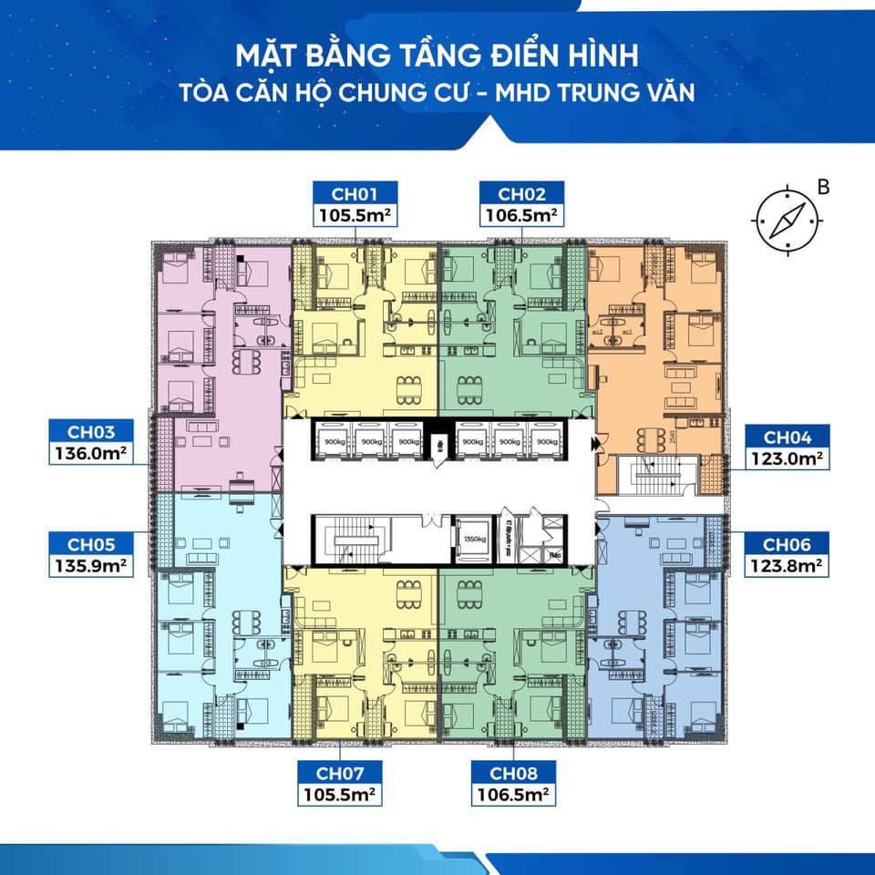 Cần bán Căn hộ chung cư dự án MHD Trung Văn, Diện tích 106m², Giá Thương lượng 3