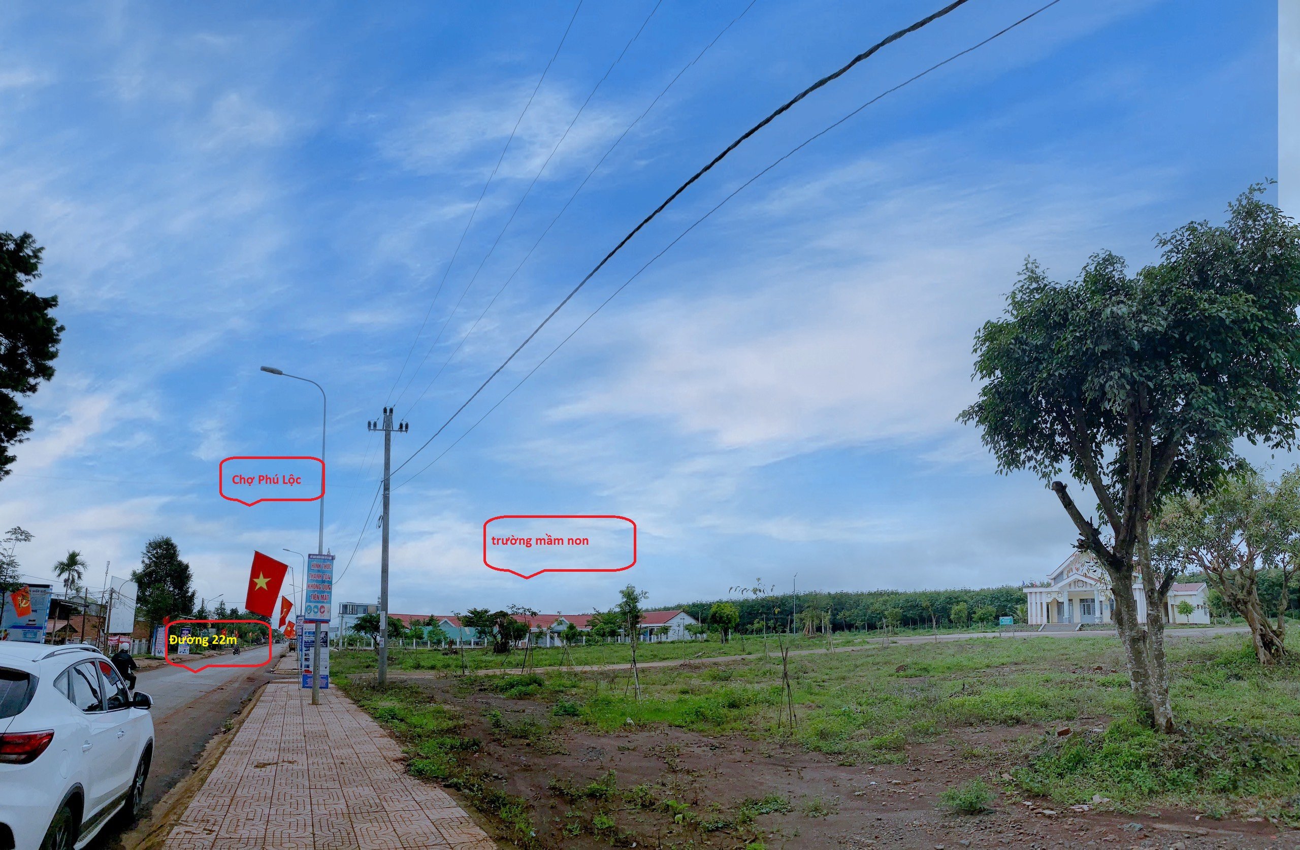 Suất đầu tư đất nền sổ đỏ giá F0, gần hồ sinh thái Phú Lộc, Krông Năng, Đăk Lăk.