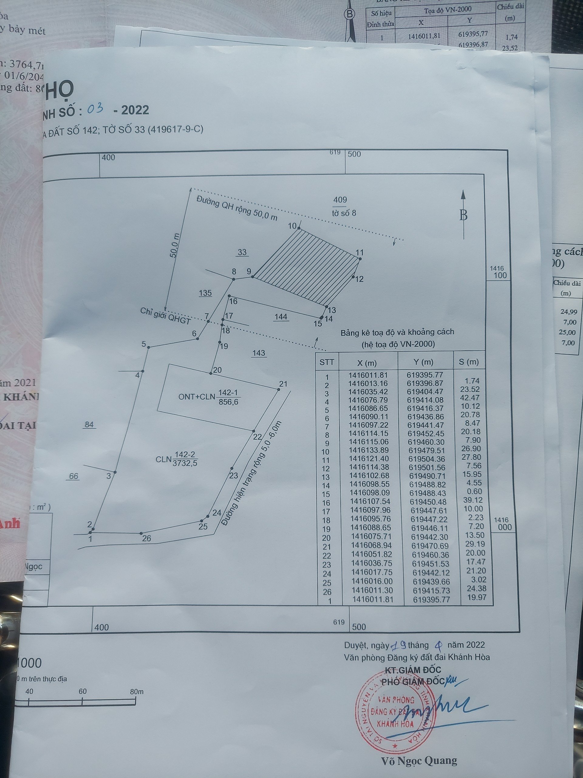 Cần bán Đất đường 1, Xã Vạn Thọ, Diện tích 850m², Giá 10 Triệu/m² 3