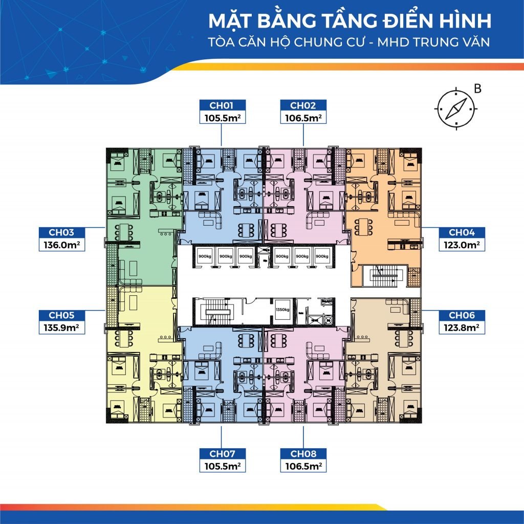 Cần bán Căn hộ chung cư dự án MHD Trung Văn, Diện tích 105m², Giá 04 Tỷ 5