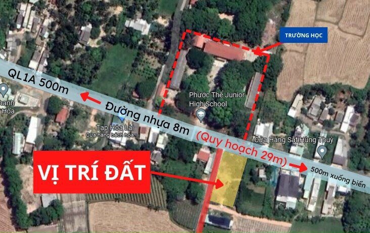 Cần bán Đất Xã Phước Thể, Tuy Phong, Diện tích 200m² 2