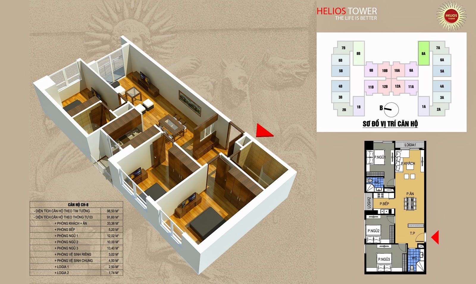 Cần bán Căn hộ chung cư dự án Helios Tower 75 Tam Trinh, Diện tích 97m², Giá 4.200.000.000 Tỷ 5
