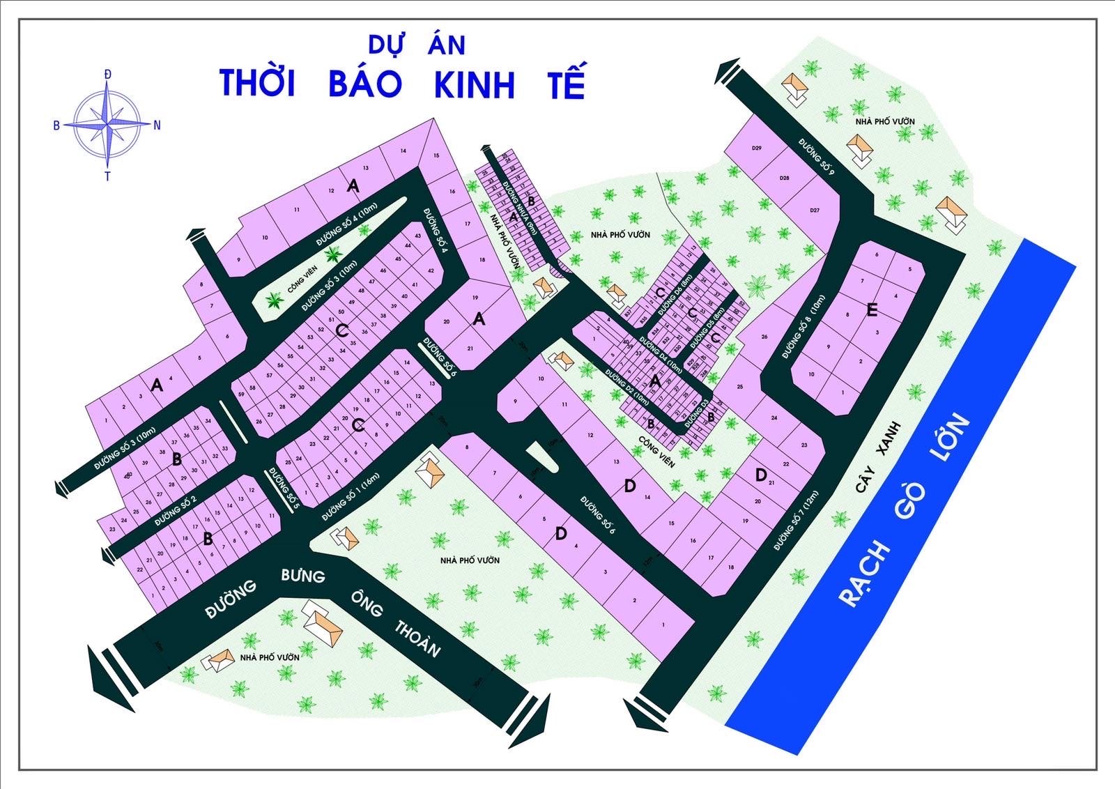 Bán đất mặt tiền đường Bưng Ông Thoàn (đường 30m) lô đất thuộc D/A Thời Báo Kinh Tế, Q9 3