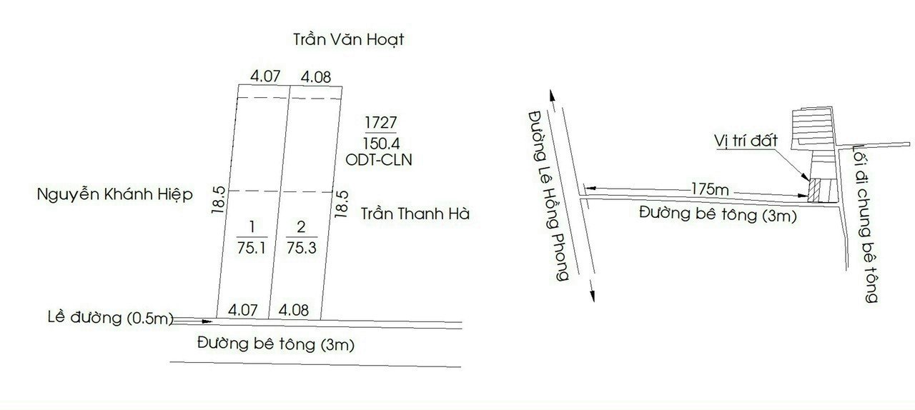 Cần bán Đất đường Lê Hồng Phong, Phường Phú Hòa, Diện tích 75m², Giá 2.280 Tỷ 1