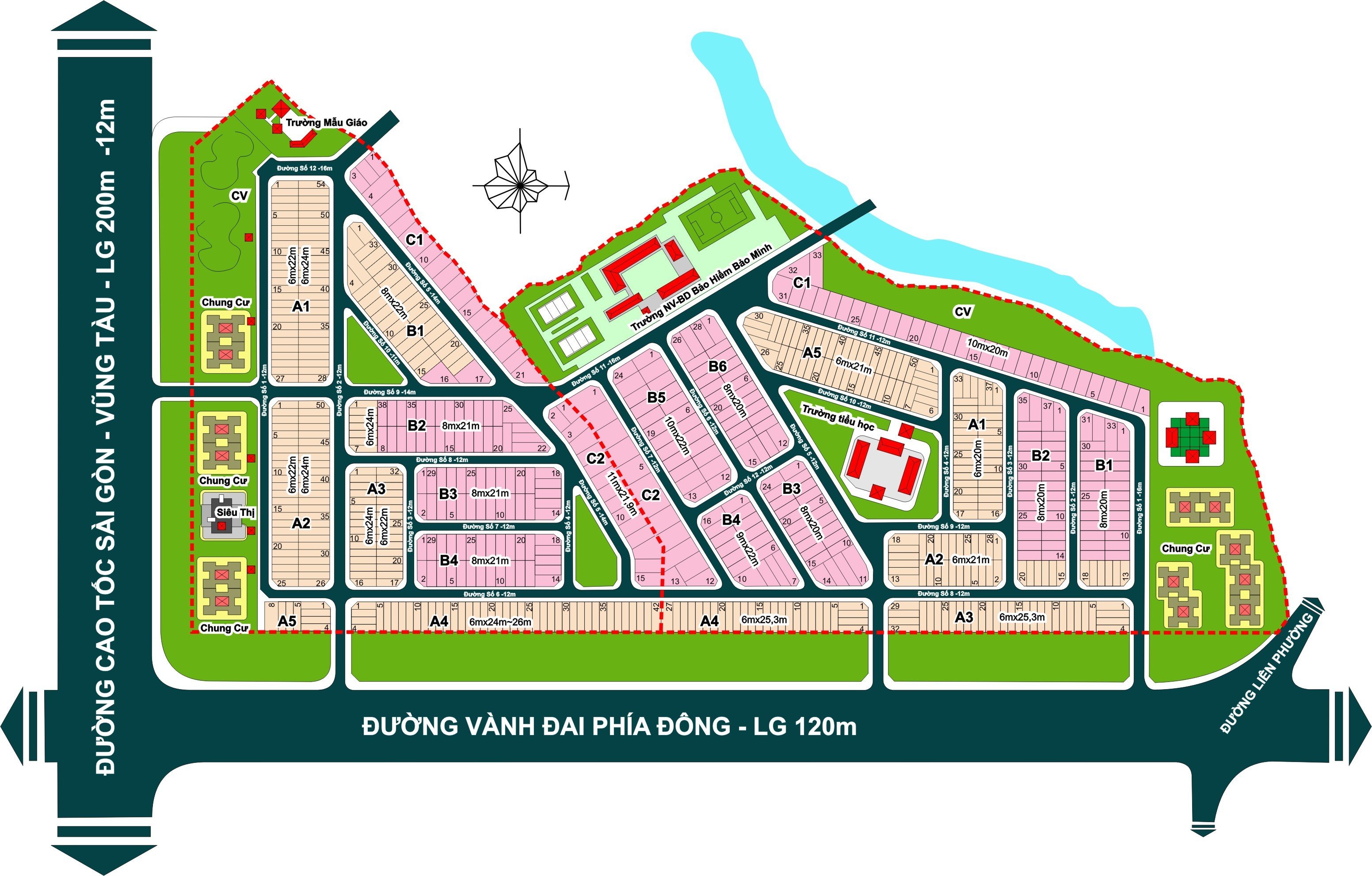 lô duy nhất Đất dự án Khu dân cư Khang An, Diện tích 270m² 4