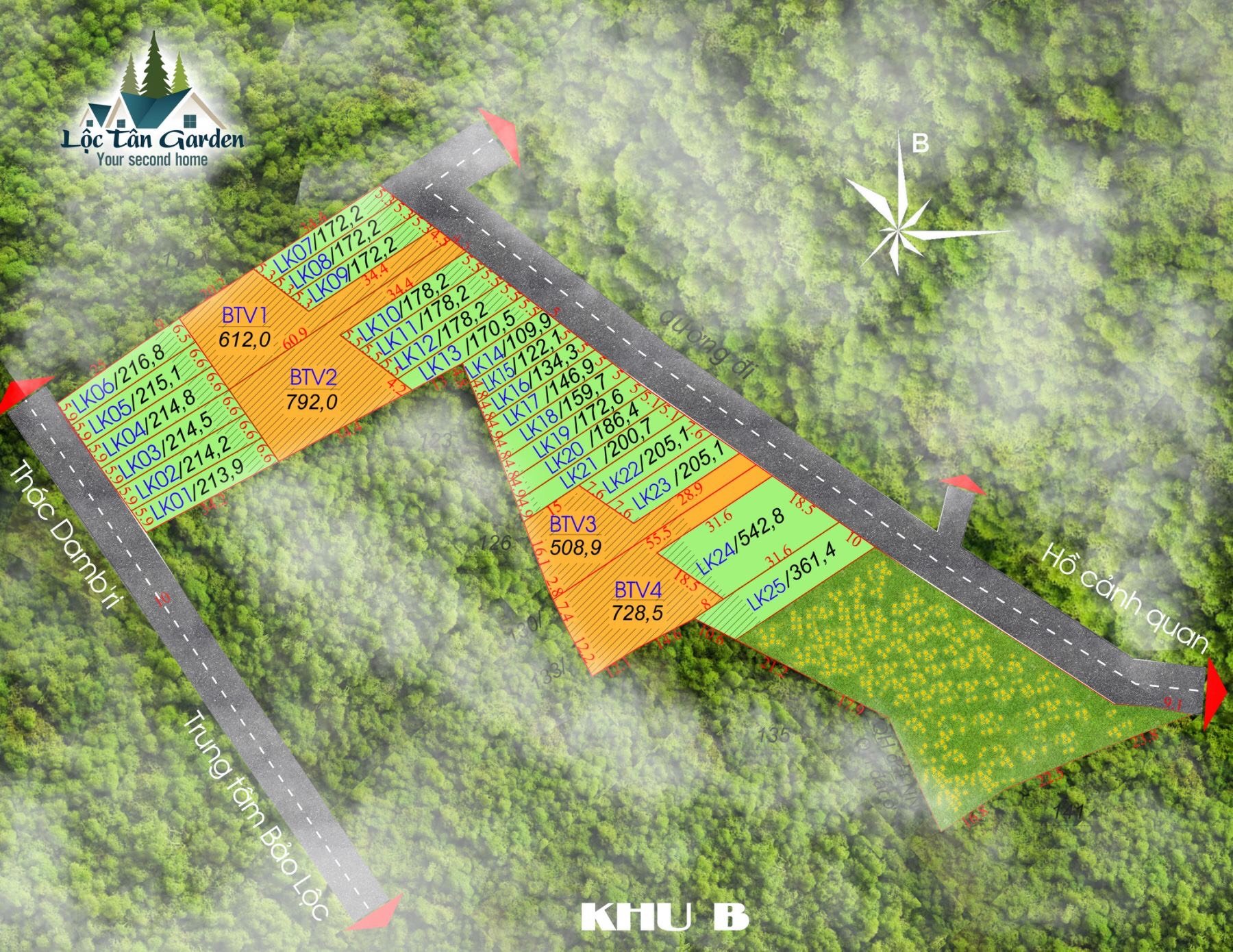 Cần bán Đất nền dự án đường Lý Thái Tổ, Xã Đam Bri, Diện tích 124m², Giá 1,5 Tỷ 3