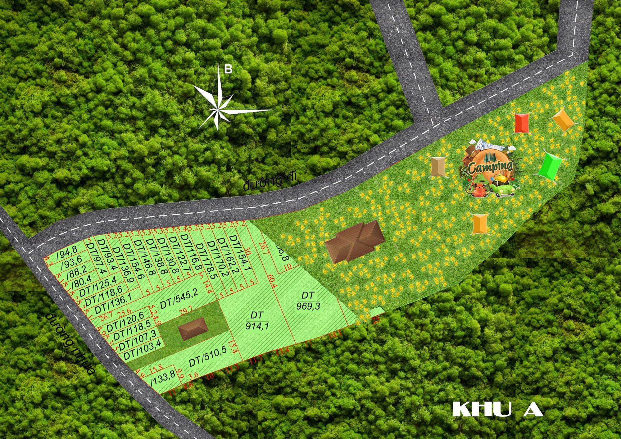 Cần bán Đất nền dự án đường Lý Thái Tổ, Xã Đam Bri, Diện tích 80m², Giá 605.000.000 3