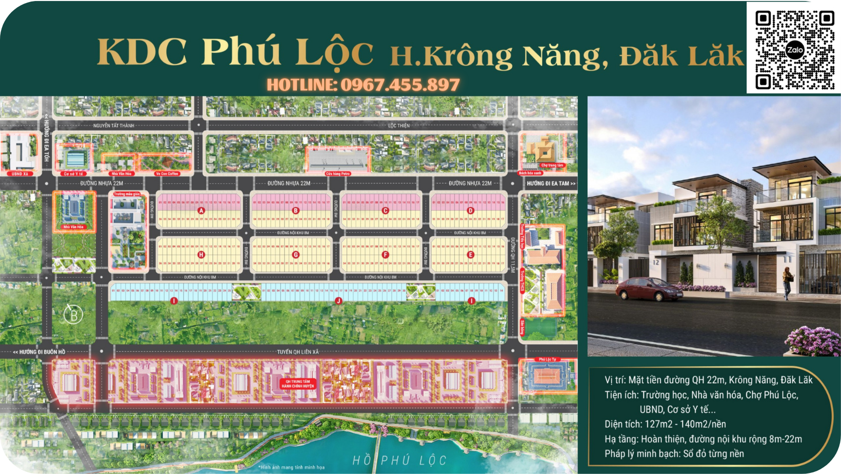 Ra mắt siêu phẩm đất nền KDC Phúc Lộc - Phía Đông Bắc Tp Buôn Ma Thuột 2