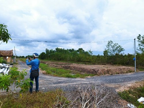 Bán đất vườn gần Suntec City Thủ Thừa Long An 2.000m2 2 mặt tiền đường đá xanh