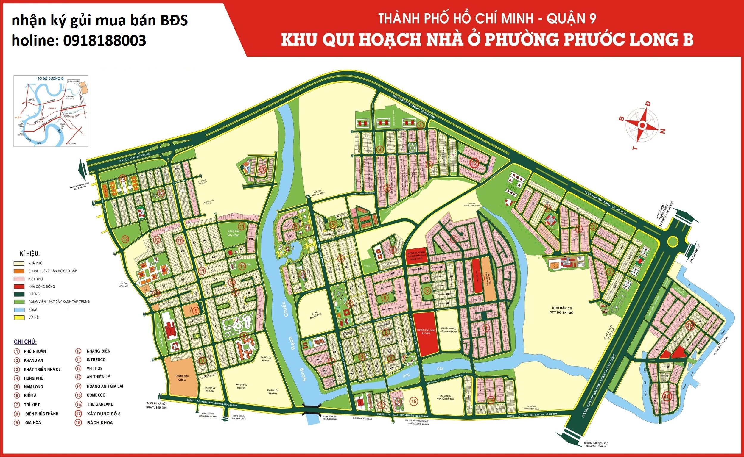 Cần bán duy nhất  Đất dự án KDC Phú Nhuận - Phước Long B, Diện tích 340m², Giá 62 Triệu/m² 2