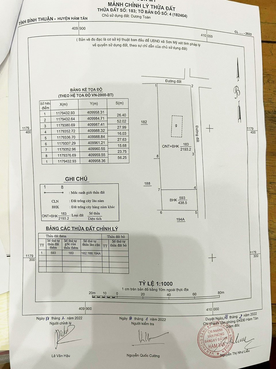 Chính chủ kẹt tiền cần ra đi gấp lô đất 16x27.7 thôn 1 gần KCN BECAMEX-VSIP. 2