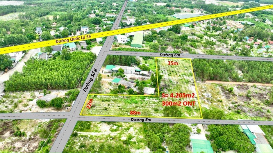 Cần bán nhanh lô đất 4200m2, có 300 thổ cư thôn 1 Sơn Mỹ hàm Tân Bình Thuận 3