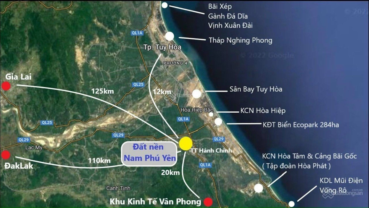 **Đất nền sổ đỏ đô thị sân bay TP Tuy Hòa – Nam Phú Yên ** 5